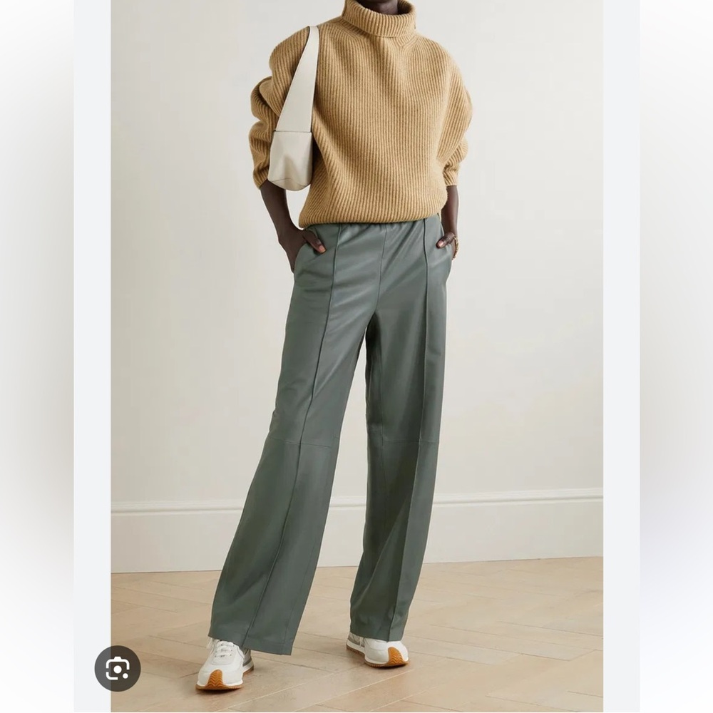 Vince PANELED LEATHER PANTS